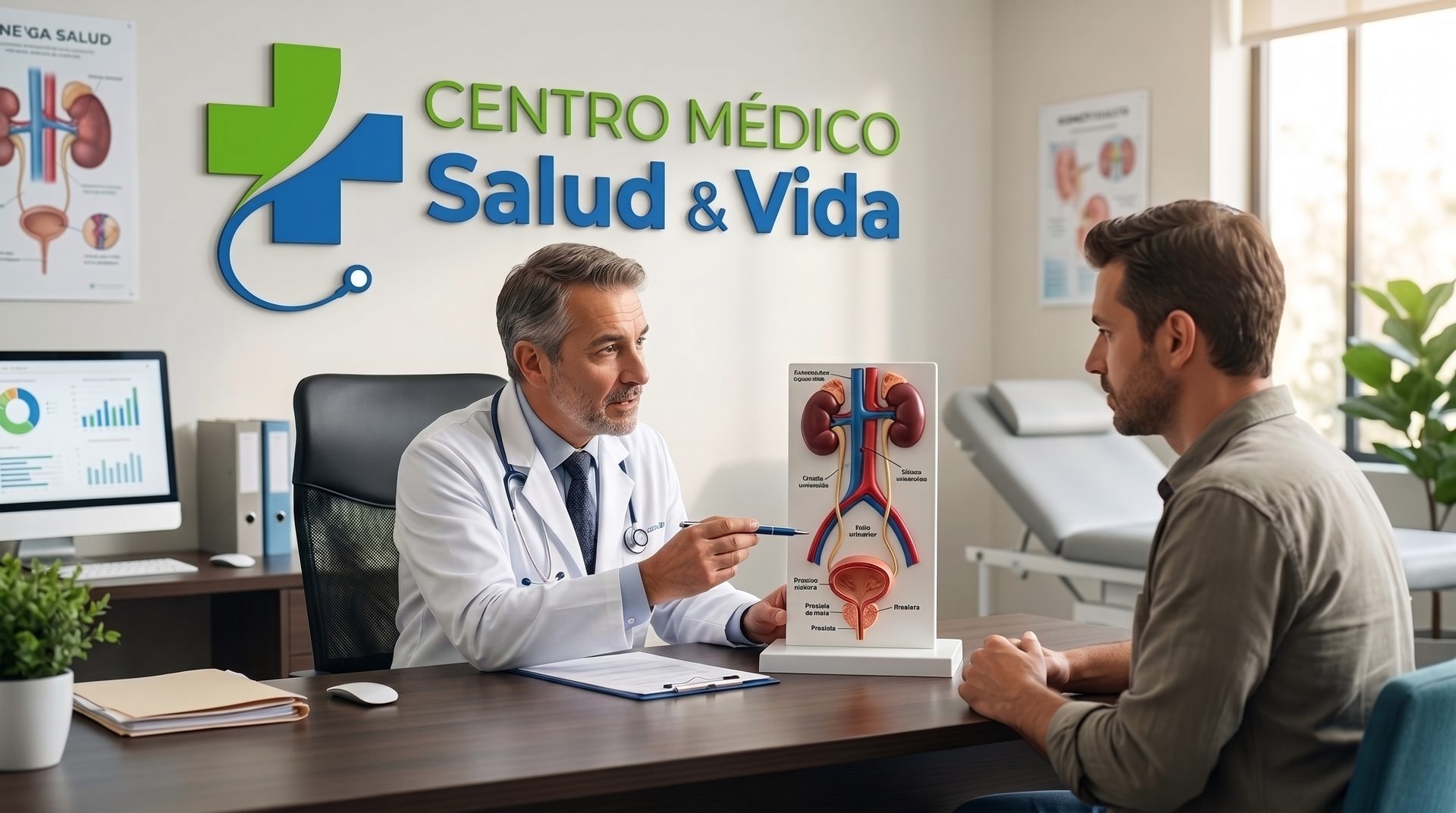 Consulta médica de Urología